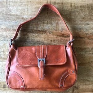 I Medici Italian Leather Purse - Orange
